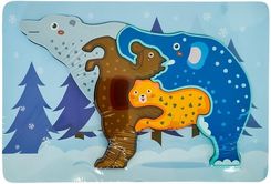 Zdjęcie Mcd Puzzle Drewniane Animal Miś - Jedlicze