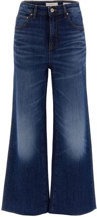 Damskie Spodnie jeansowe Guess Ankle Wide Leg W3Ba49D4Wf4-Felf – Niebieski