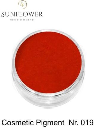 Sun Flower Cosmetic Pigment Cp019 Red Color Smokey Effect !