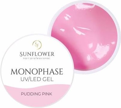 Sun Flower Żel UV/Led Jednofazowy Pudding Pink 50g