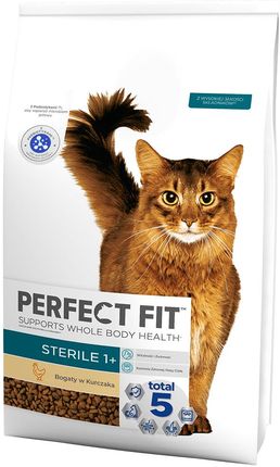 Perfect Fit Sterile Sucha Dla Kotów Sterylizowanych Z Kurczakiem 7kg