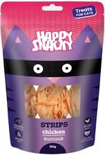Happy Snacky Przysmak Dla Kota Mini Paski Z Kurczaka 80g