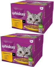 Whiskas Adult Drobiowa Uczta Saszetki Mokra Dla Dorosłych Kotów W Sosie 48x85g