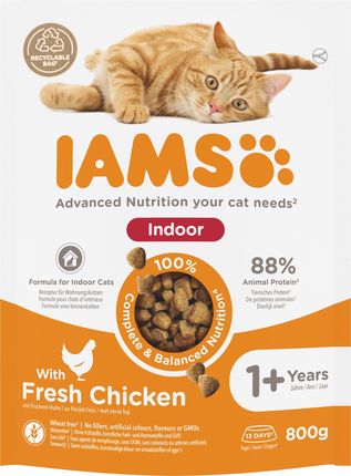 Iams for Vitality Indoor Adult/Senior Fresh Chicken 800g