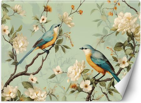 Fototapeta Ptaki Kwiaty Chinoiserie 100x70
