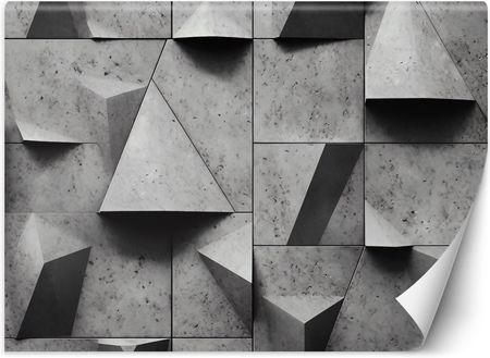 Fototapeta Geometryczne Kształty Beton 3D 250x175