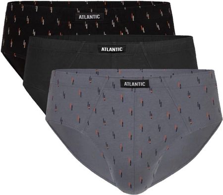 Slipy męskie Atlantic sport 3MP-101-02 3-pack mix kolorów (M)