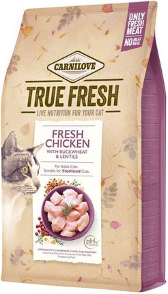 Carnilove True Fresh Cat z kurczakiem 2x4,8kg