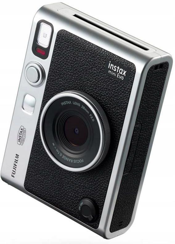 Fujifilm Instax Mini Evo – Fotocamera Ibrida Digitale/analogica, Nera, Con Stampa Integrata