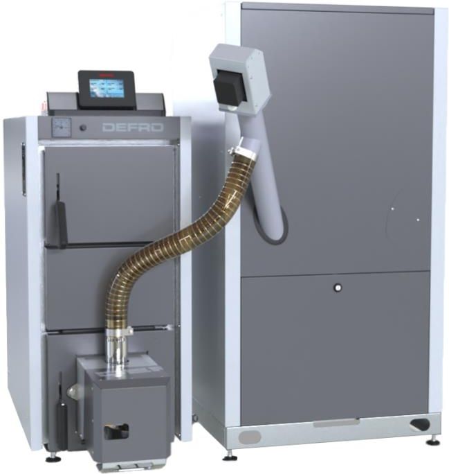 Kocioł grzewczy Defro Delta Ekopell 30kW 5 Klasa Ecodesign KCOD30EPP ...