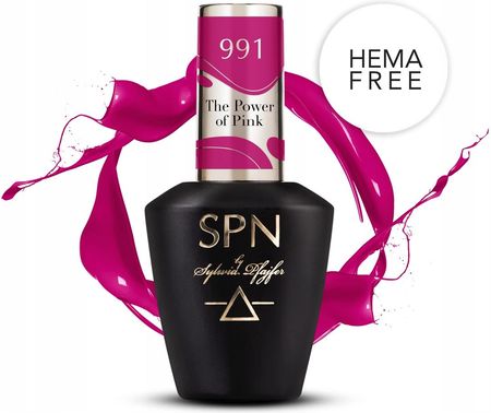 Spn Nails Lakier Hybrydowy 991 The Power Of Pink 8Ml