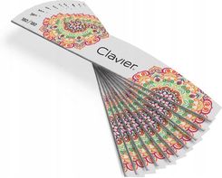 Clavier 10 X Pilnik Do Paznokci Zebra Łódka 180/180