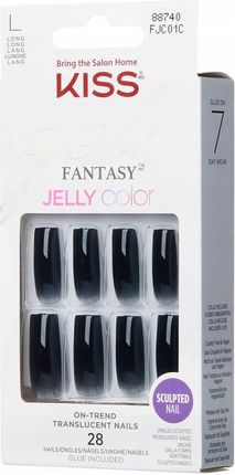 Kiss Sztuczne Paznokcie Gel Fantasy L Fjc01C +Klej - zdjęcie 3