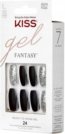 Kiss Sztuczne Paznokcie Gel Fantasy L Fg02C +Klej - zdjęcie 3