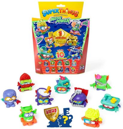 SuperThings PST11B616IN00 - Figure Set Neon Power 4x2 Exoskeletons per Set per Box | SuperThings Magic Box PST11B616IN0