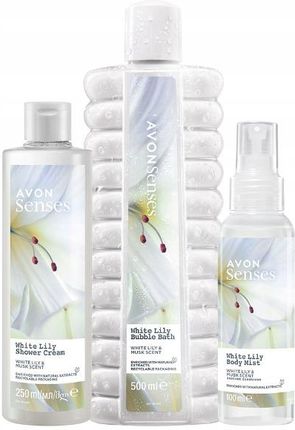 Avon Zestaw Kosmetyków White Lily 3 Produkty