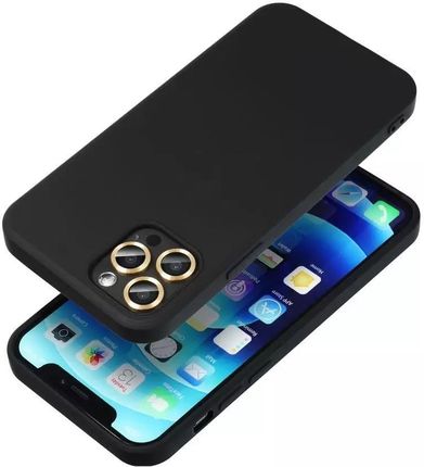 4Kom Pl Etui Futerał Silicone Do Apple Iphone 15 Plus Czarny