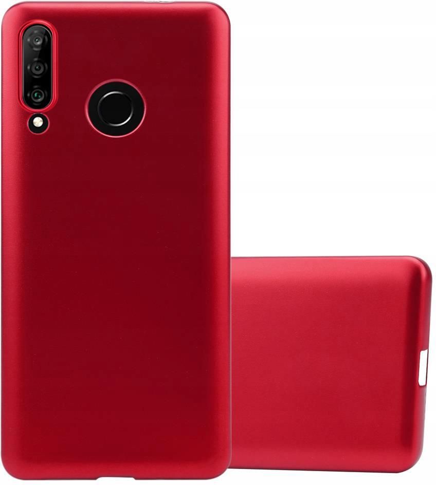 Cadorabo Custodia Per Huawei P8 LITE In CANDY ROSSO Morbida Cover Protettiva Sottile Di Silicone 583033