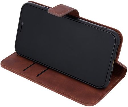Telforceone Etui Smart Velvet Do Samsung Galaxy A34 5G Brązowe - zdjęcie 3