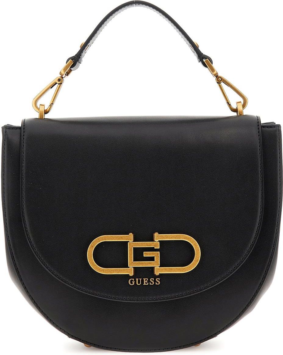 Damska Torebka Guess Fleet Flap Saddle Bag Hwvb8982200Bla Czarny