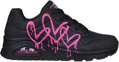 Buty damskie Skechers UNO DRIPPING IN LOVE (177980-BKPK) - zdjęcie 1