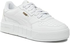 Puma Cali Sport sneakers in white and petrol blue