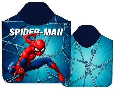 Setino Ręcznik Bawełniany Ponczo Z Kapturem 50X100 Spiderman