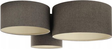 Bpm Lampa Sufitowa Plafon 3Xe27 Abażur Struktura Boho (80068)