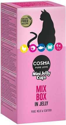 Cosma Mini Jelly Cups Mix Smaków 24x25g