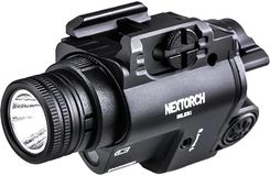Latarka na broń z celownikiem laserowym Nextorch WL23R - 1300 lumenów, Red Laser