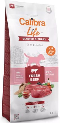 Calibra Life Fresh Beef Starter & Puppy 2,5kg