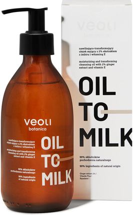 Veoli Botanica Oil to Milk Nawilżająco-Transformujący Olejek Myjący 290ml