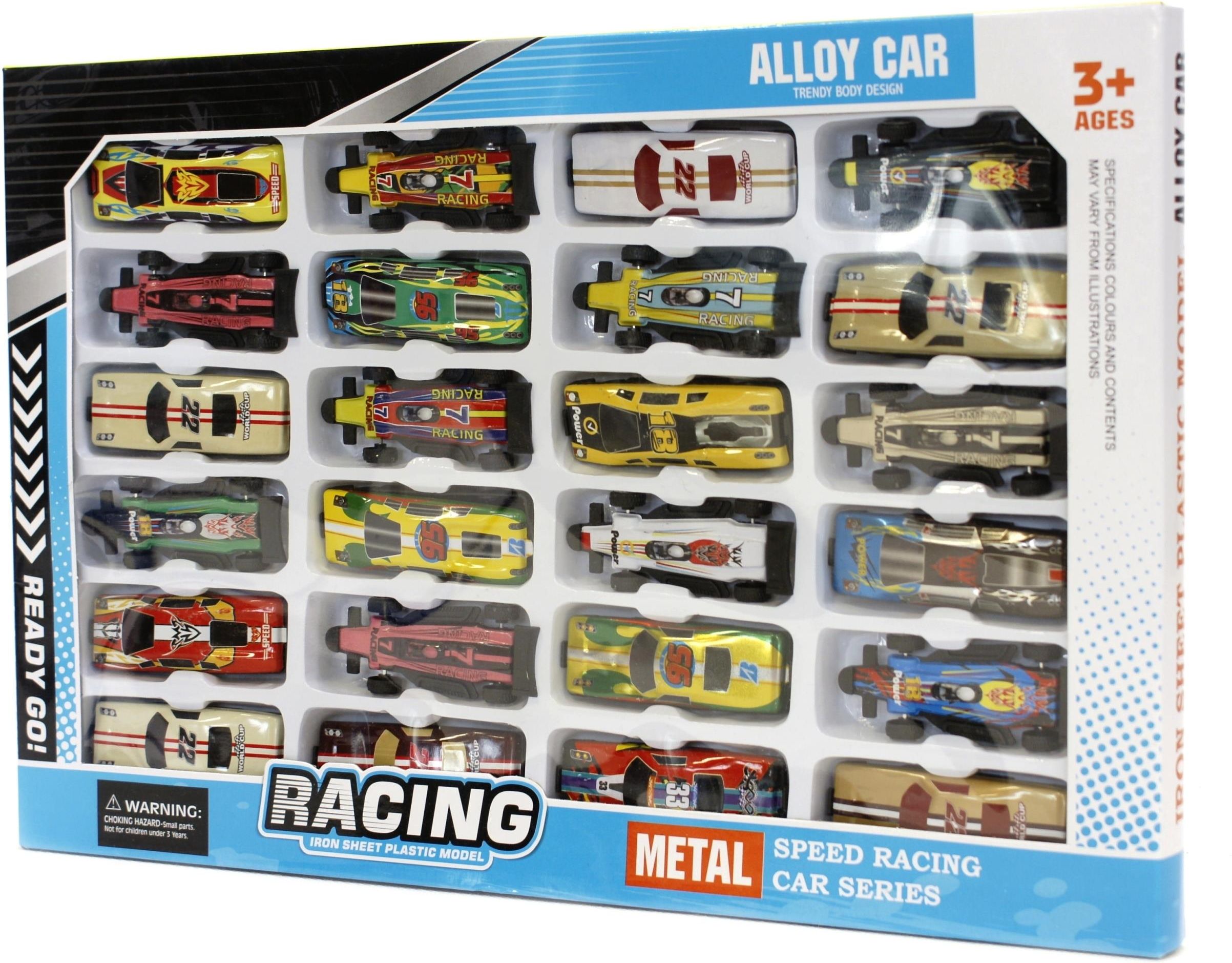 Midex Zestaw Samochodzików Metalowych Resoraków 24Szt. - Ceny i