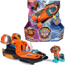 Zdjęcie Spin Master Psi Patrol The Movie 2 Zestaw Figurka Zuma Poduszkowiec Pomarańczowy Pojazd Światło Dźwięk - Szczawno-Zdrój