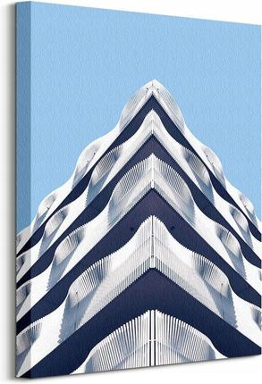 Pyramid International Building Waves Obraz Na Płótnie 40X50 Cm