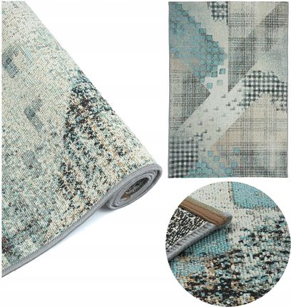 E-Floor Dywan Dywanik Chodnik Nowoczesny 120X170 Niebieski