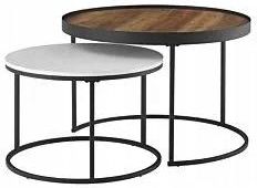 Stolik Kawowy 2W1 Ława Loft Metal Zestaw Modern