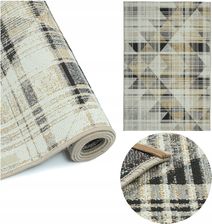 Zdjęcie E-Floor Dywan Dywanik Chodnik Art Deco 80X150 Modny Beżowy - Ełk
