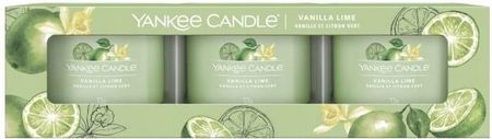 Yankee Candle Świeca Mini 3 Pack Vanilla Lime