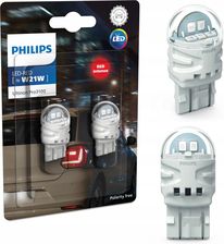Philips Żarówki Led Ultinon Pro3100 W21W Red Ru31