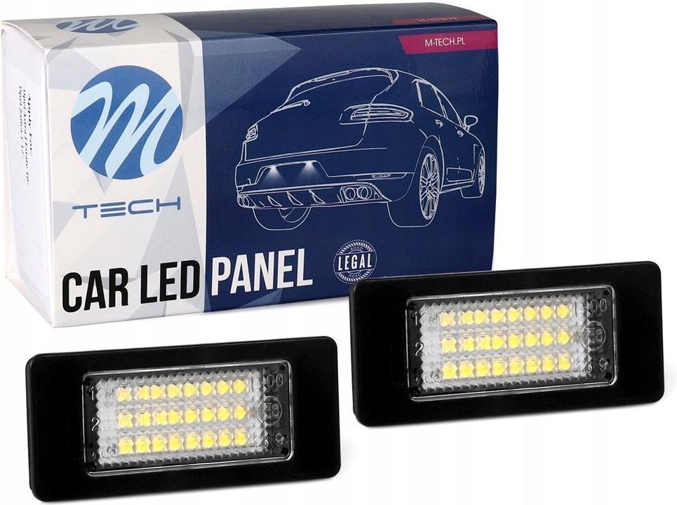 Lampka Tablicy Rejestracyjnej M Tech Panel Led Skoda Fabia Ii Led Smd