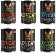Lovcat Pure Turkey Karma Mokra Dla Kota Mix Smaków 6x400G/375G