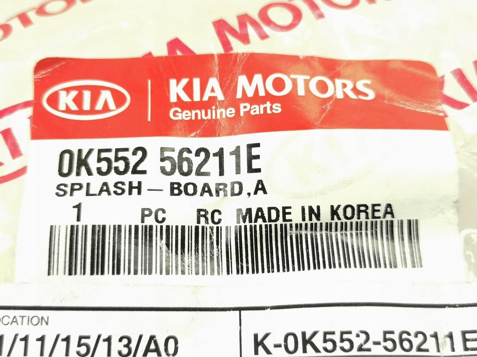 Kia Oe Osłona Silnika Dolna Lewa Kia Carnival 01 05 Ori - Opinie i ceny ...