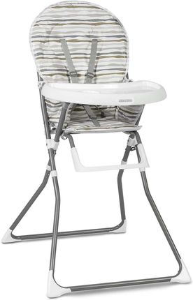 Krzesełko do karmienia składane ze stolikiem Fando szare