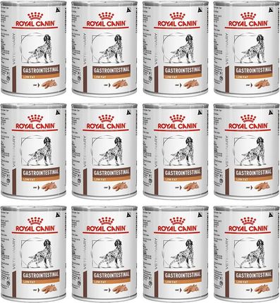 Karma Royal Canin Veterinary Dog Gastrointestinal Low Fat 12x420g