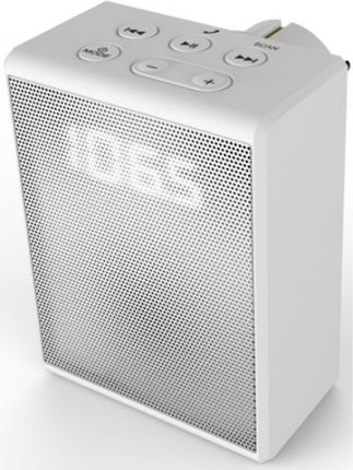 Radio FM Bluetooth ART z wyświetlaczem cyfrowym LED - białe