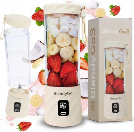 BlendyGo 3 Blender Bezprzewodowy z Technologią BlendPro Beżowy