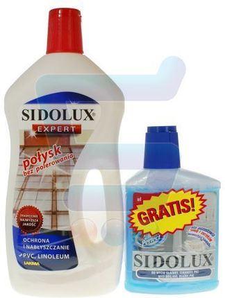 Sidolux płyn do pcv 750ml ochrona i nabłyszczanie + sidolux płyn do mycia glazury terakoty pvc 250ml