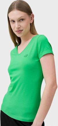 Koszulka Bawełniana 4F Damska Zielona
