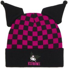 Cropp - Czarno-różowa czapka z uszami Kuromi - Czarny